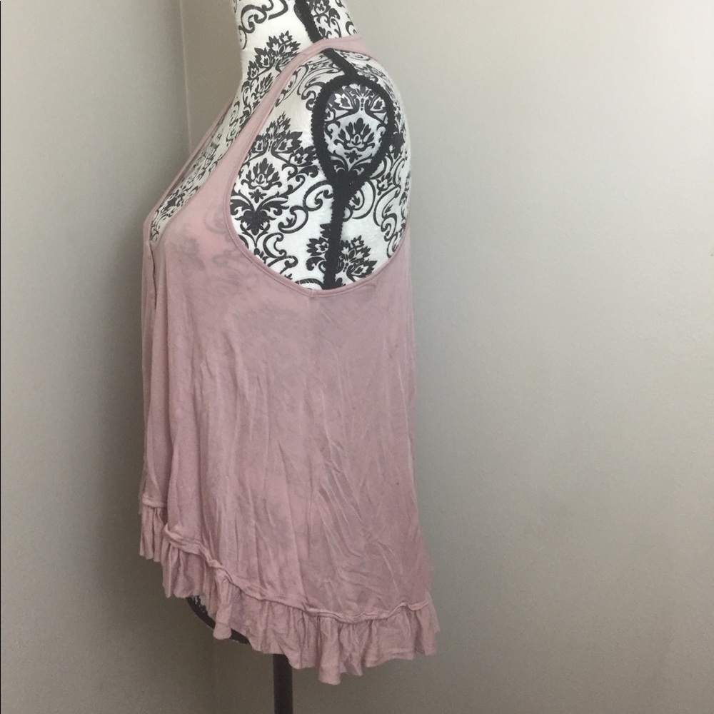 Anthropologie LOA pink dusty rose tank - Picture 2 of 3